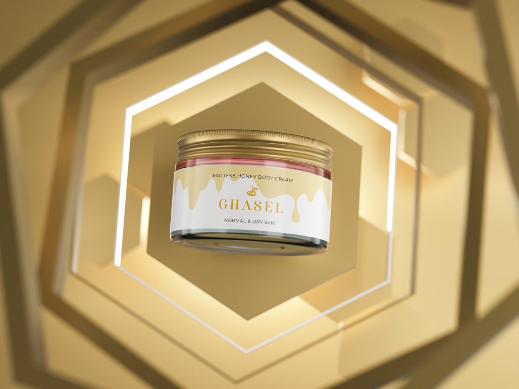 Ravitseva ja luonnollinen Ghasel Maltese Honey Body Cream